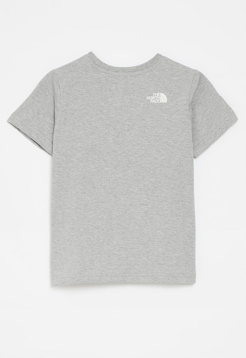 The North Face - Kid  Graphic S/S Tee- Light Grey Heather