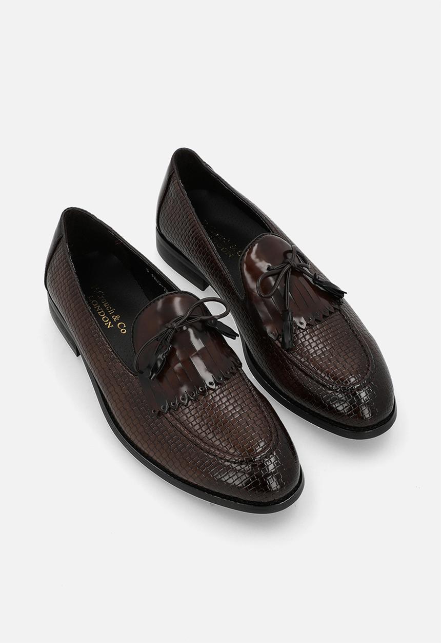 PC - Basket weave slip on- Choc