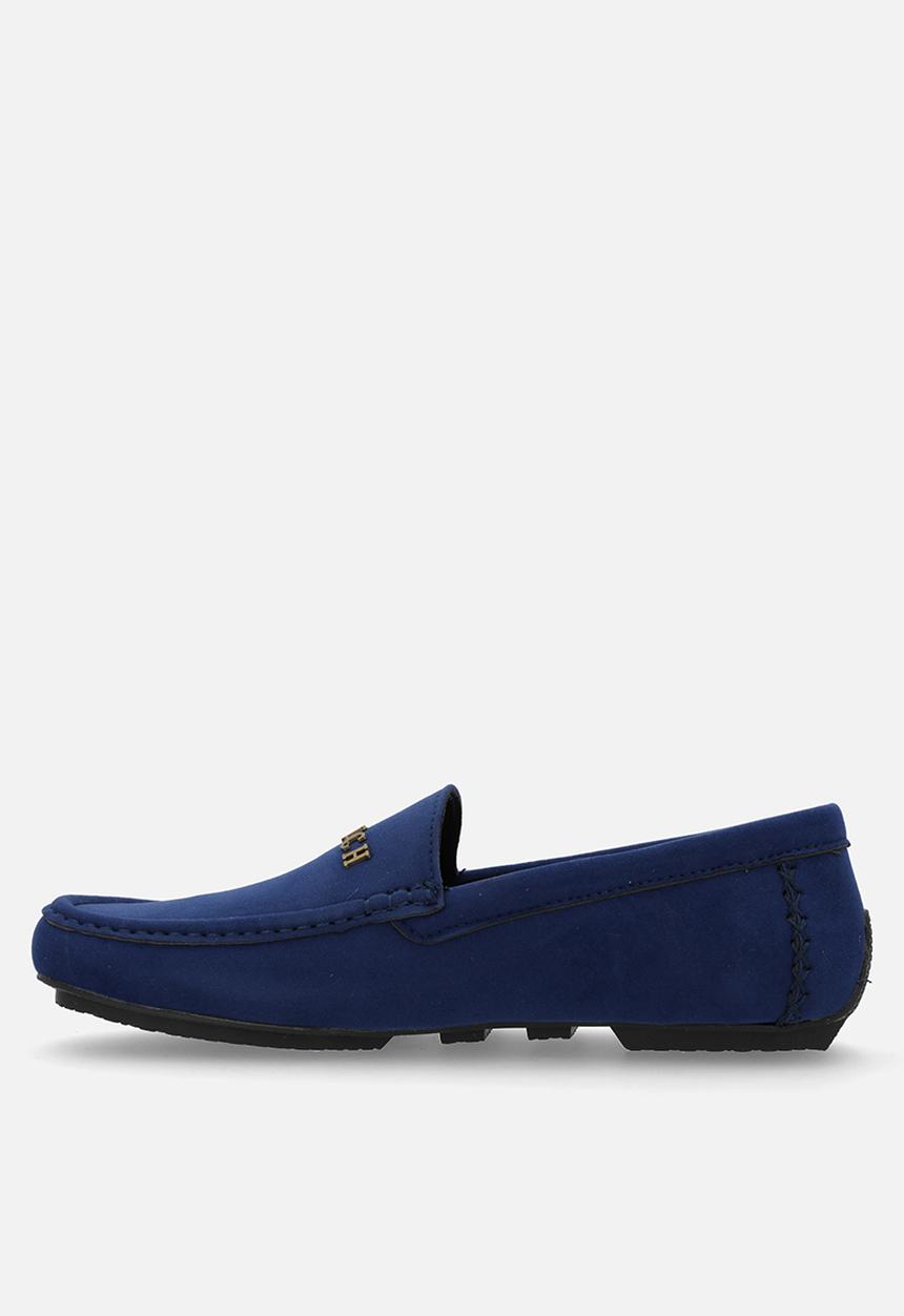 PC - Crouch suede slip on- Navy Suede
