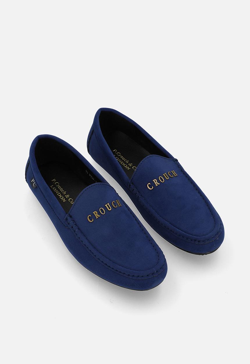 PC - Crouch suede slip on- Navy Suede