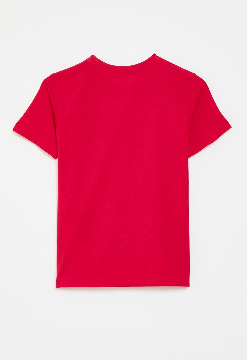 GUESS - Short sleeve T-shirt - red jelly bean