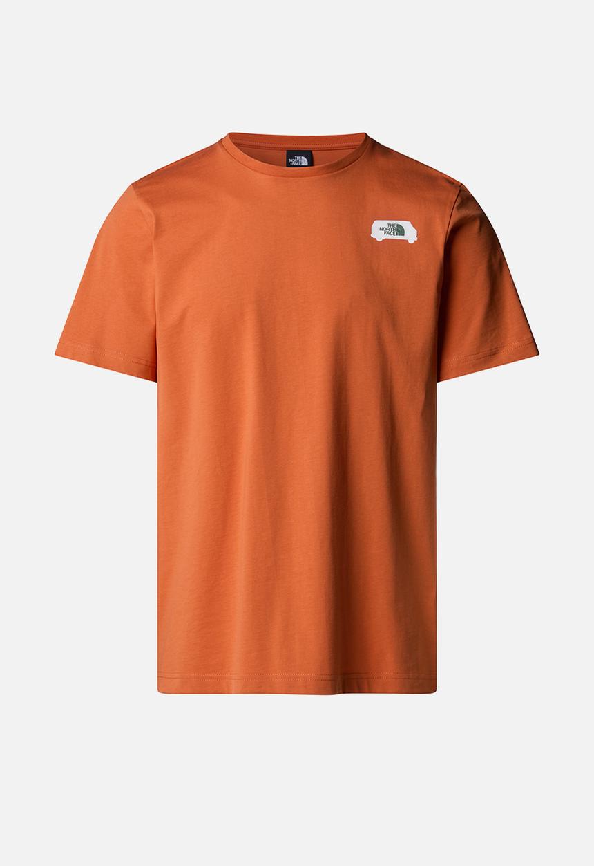 The North Face - Short sleeve outdoor graphic tee - iron bronze