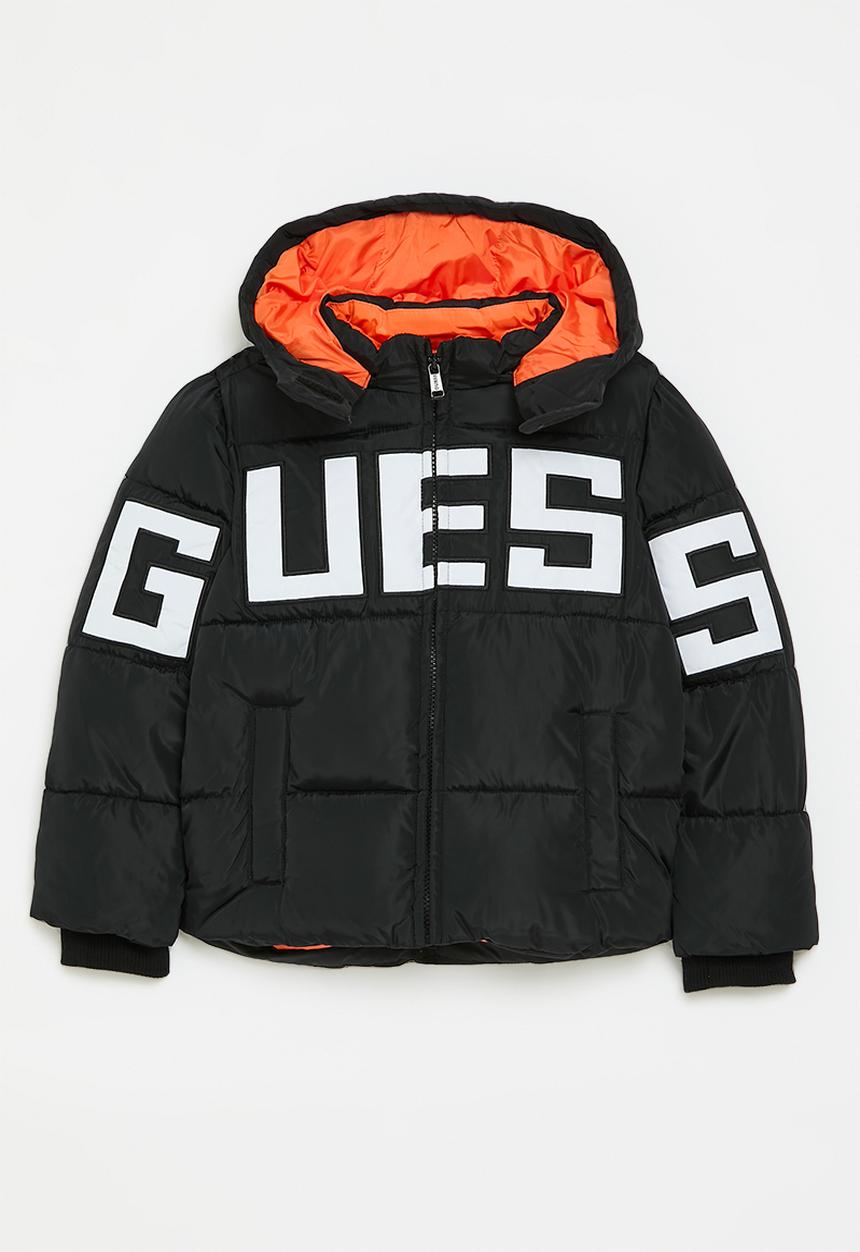 GUESS - Hooded padded jacket - jet black 