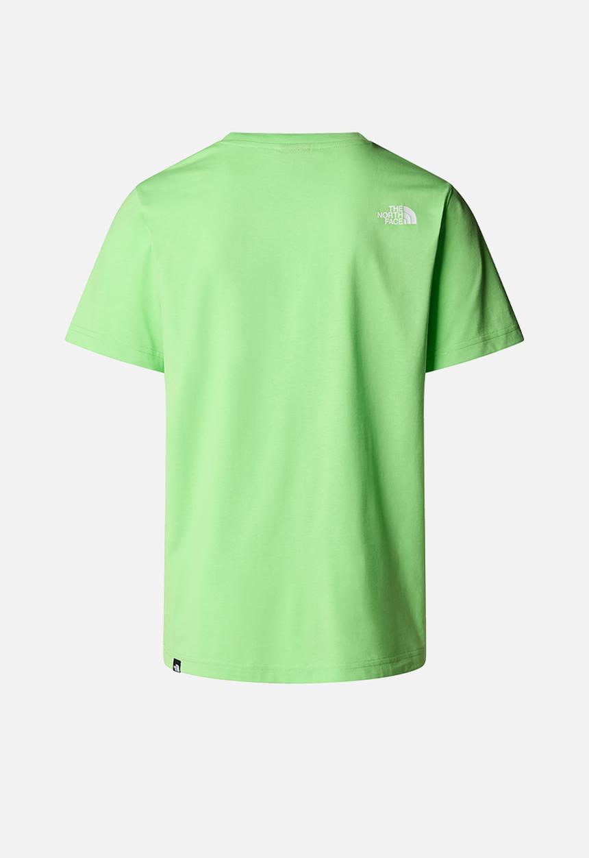 The North Face - Short sleeve easy tee - meta lime-tnf white