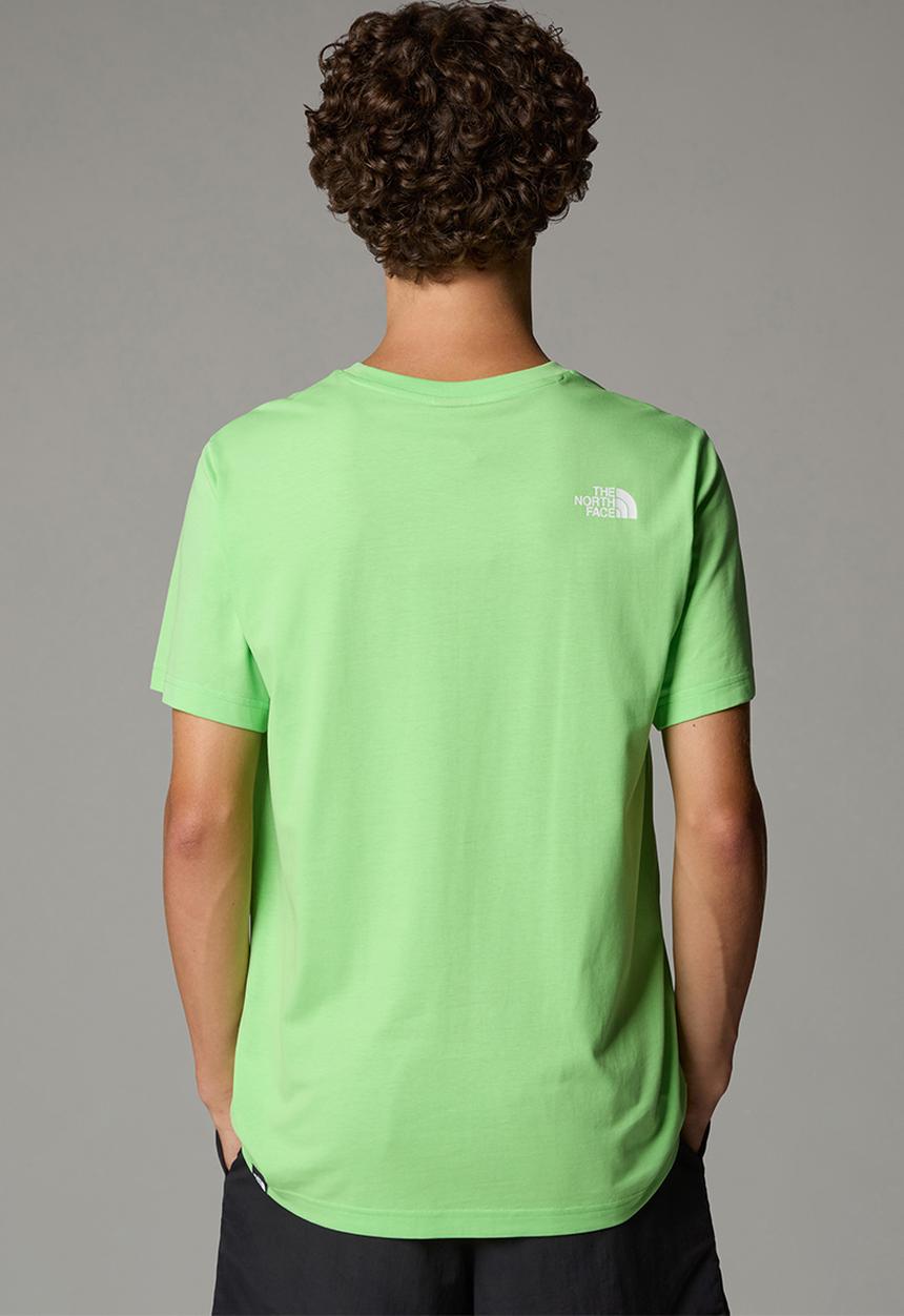 The North Face - Short sleeve easy tee - meta lime-tnf white