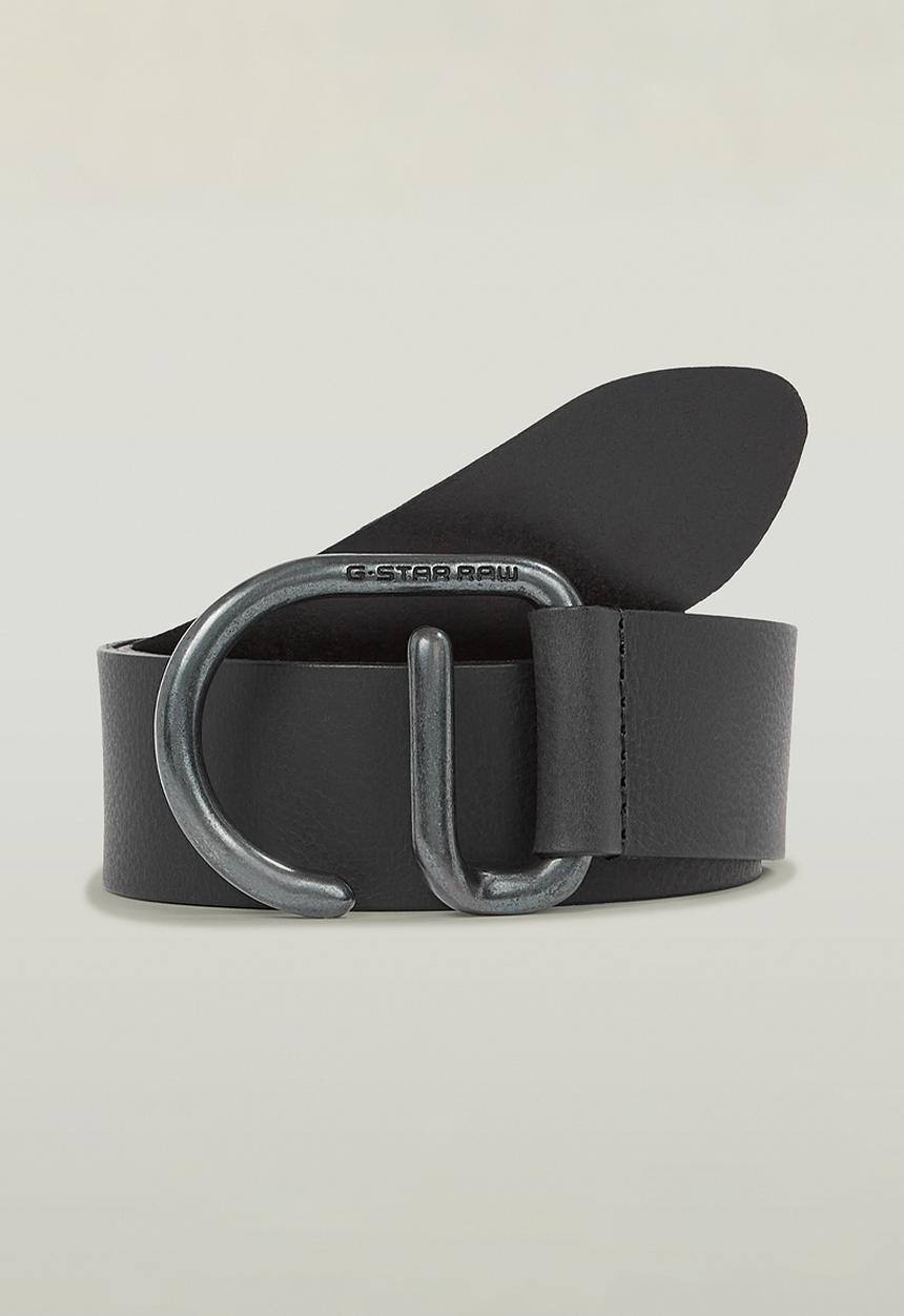 G-STAR - Vintage Buckle Belt - Black Metal/Black