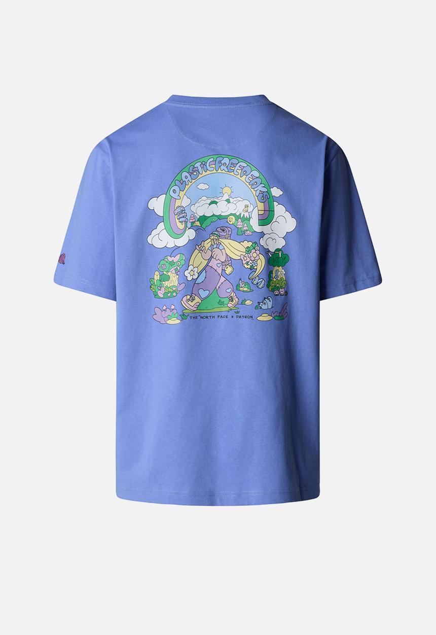 The North Face - Short Sleeve Clean Trails Oversized Tee - Virtual Blue