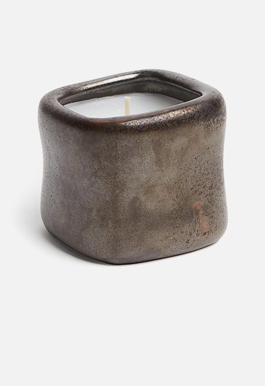 H&M - Scented candle in a ceramic holder - brown/rich mahogany