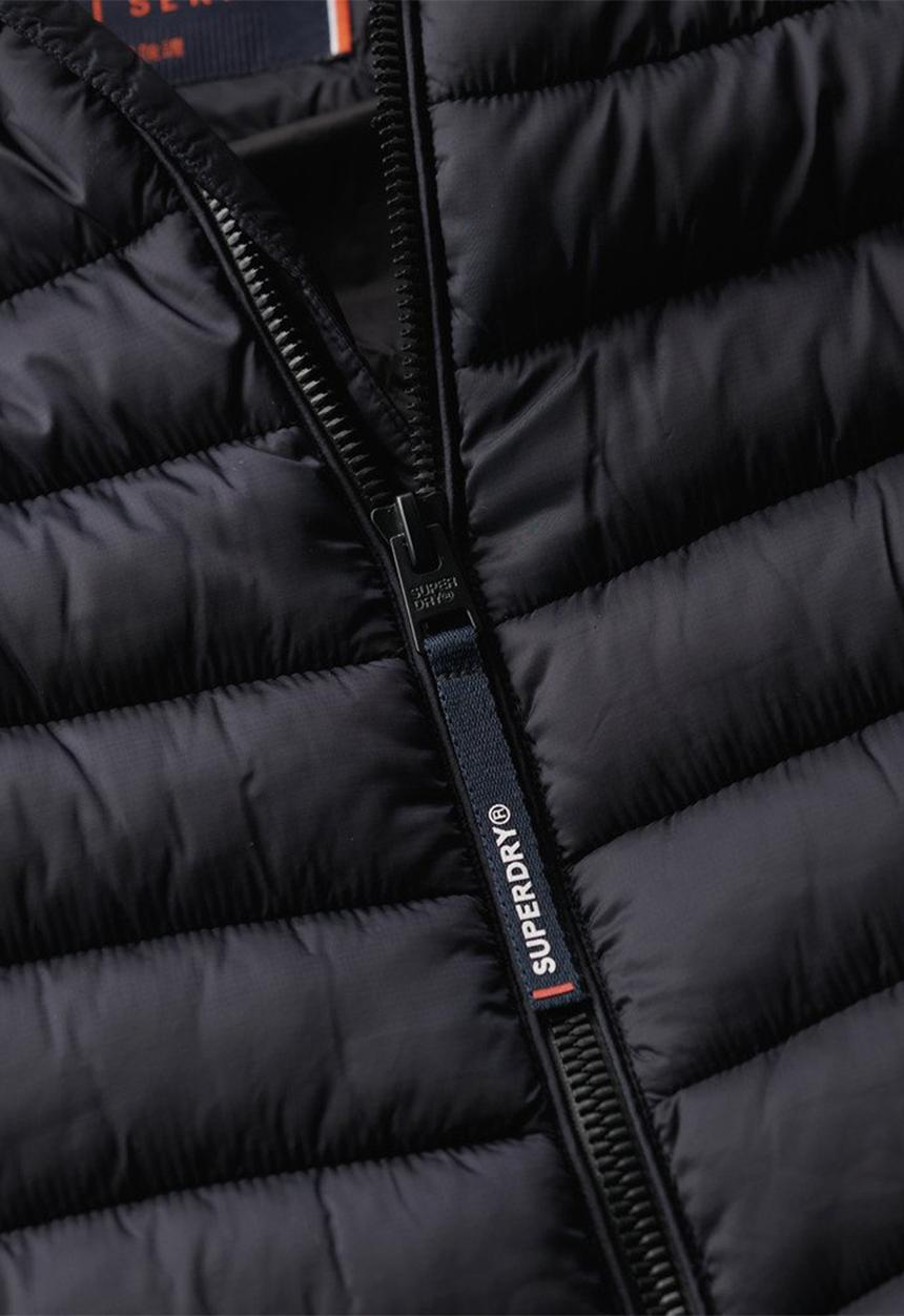 Superdry. - Hooded fuji sport padded jkt - eclipse navy