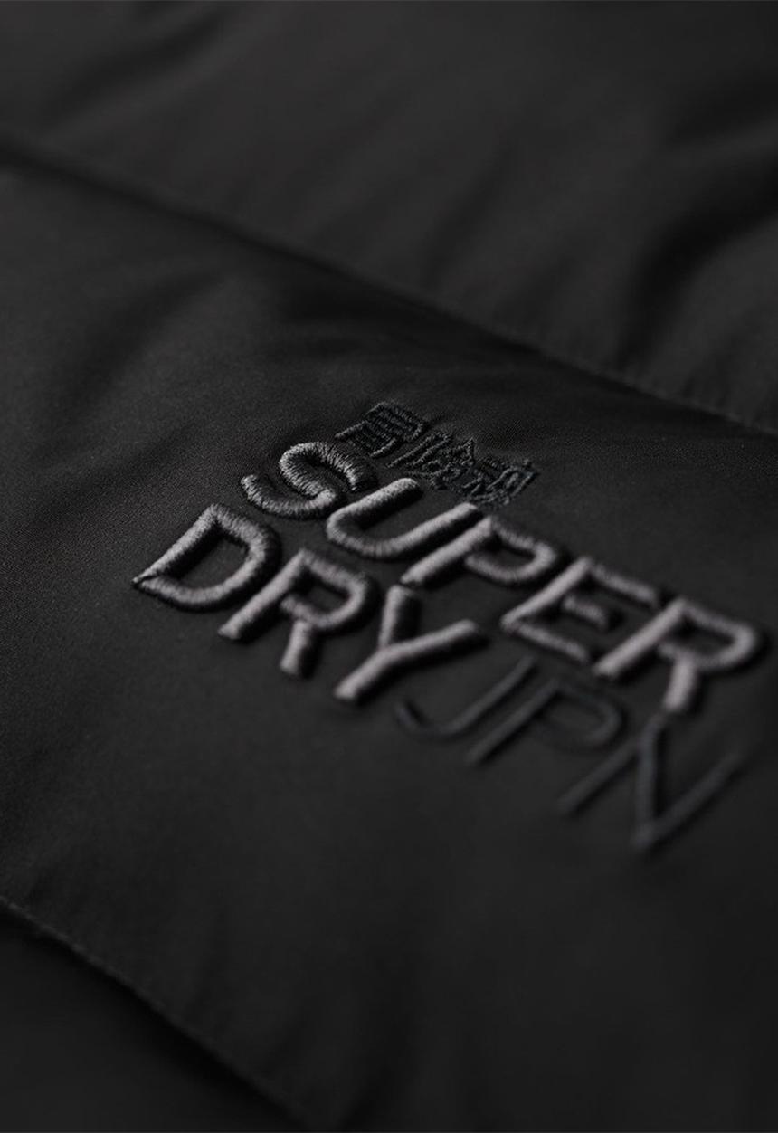 Superdry. - Sports puffer jacket - black