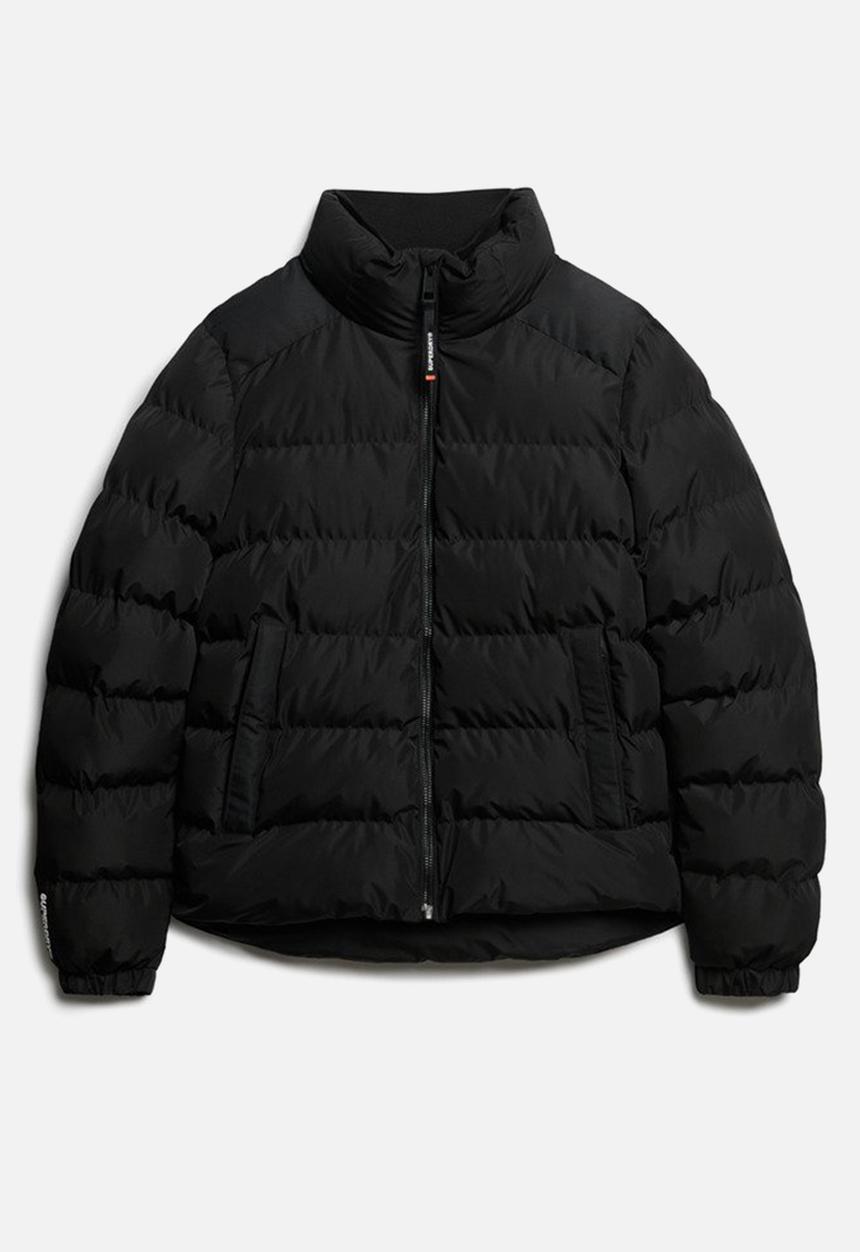 Superdry. - Sports puffer jacket - black