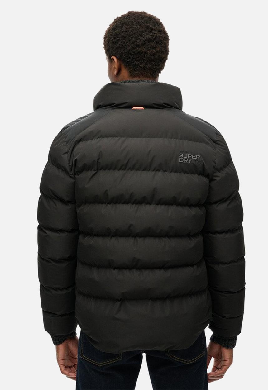 Superdry. - Sports puffer jacket - black