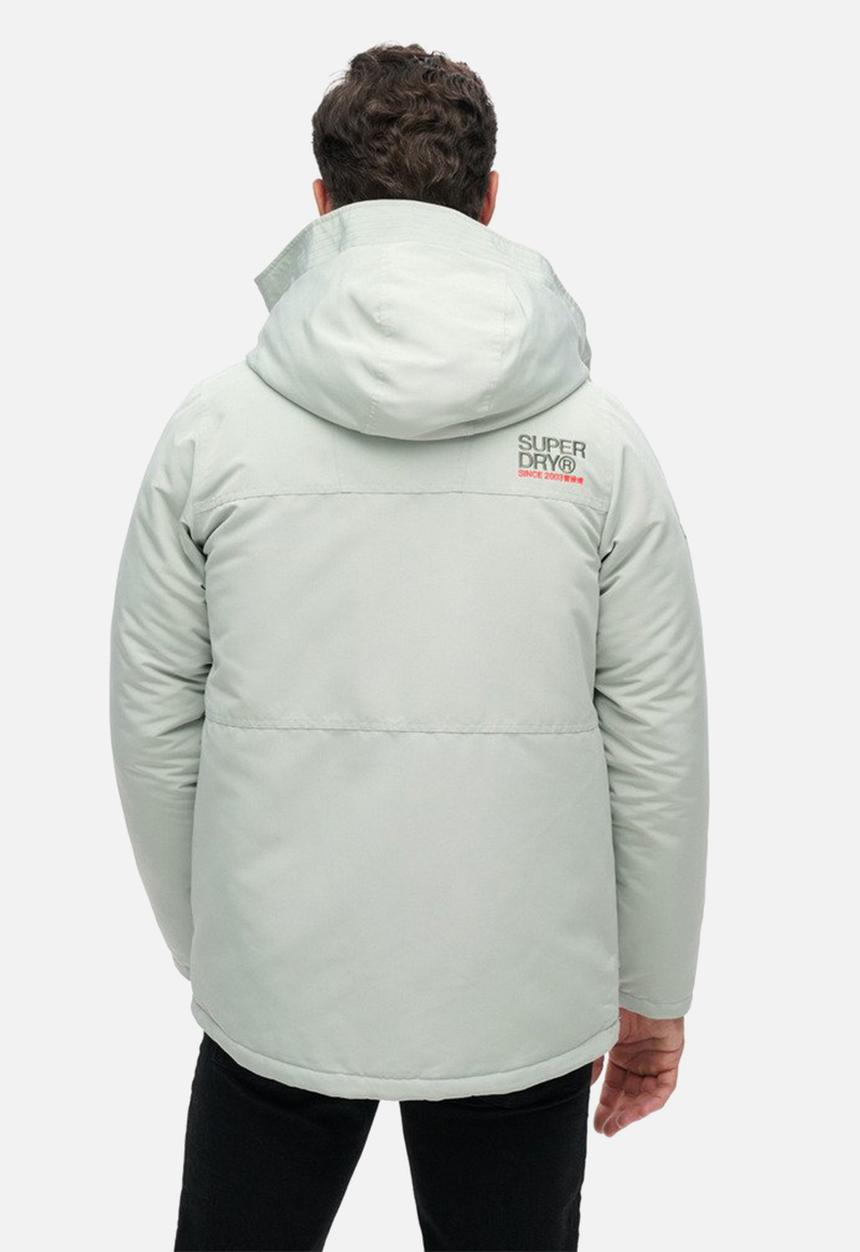 Superdry. - Hood ultimate emb windbreaker - puritan grey	