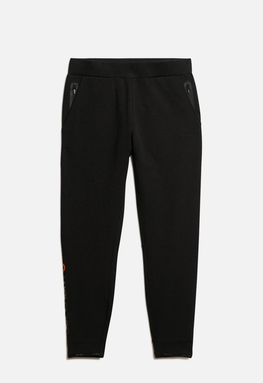 Superdry. - Tech logo tapered jogger - black