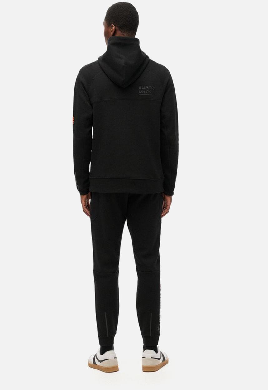 Superdry. - Tech logo tapered jogger - black