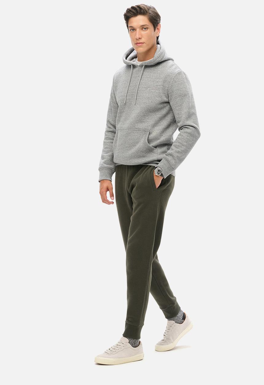 Superdry. - Essential logo jogger - dark grey green
