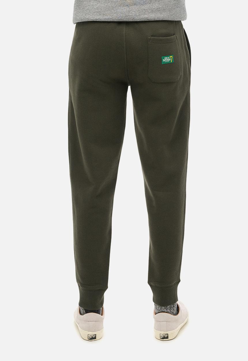Superdry. - Essential logo jogger - dark grey green