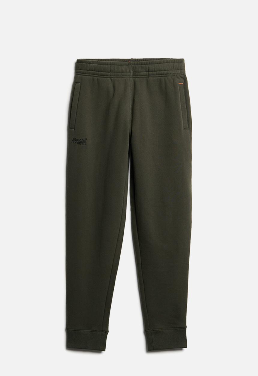 Superdry. - Essential logo jogger - dark grey green