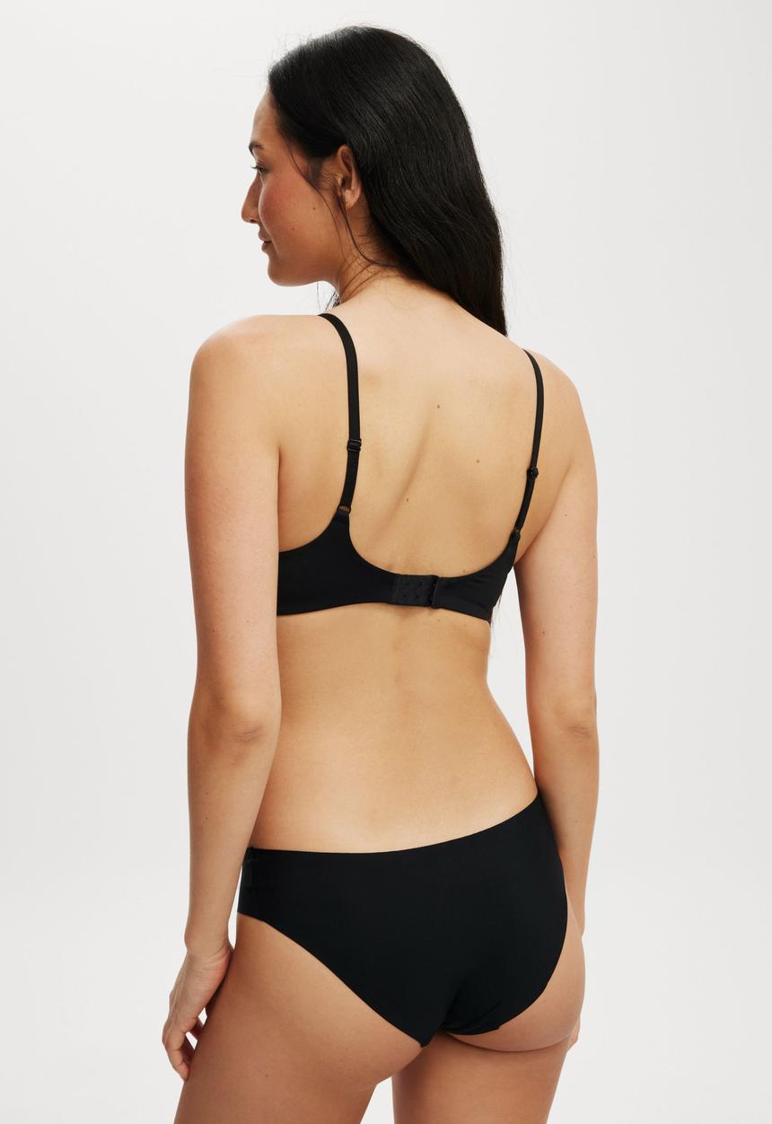 Cotton On - Ultimate Comfort Push Up2 T-shirt Bra - Black