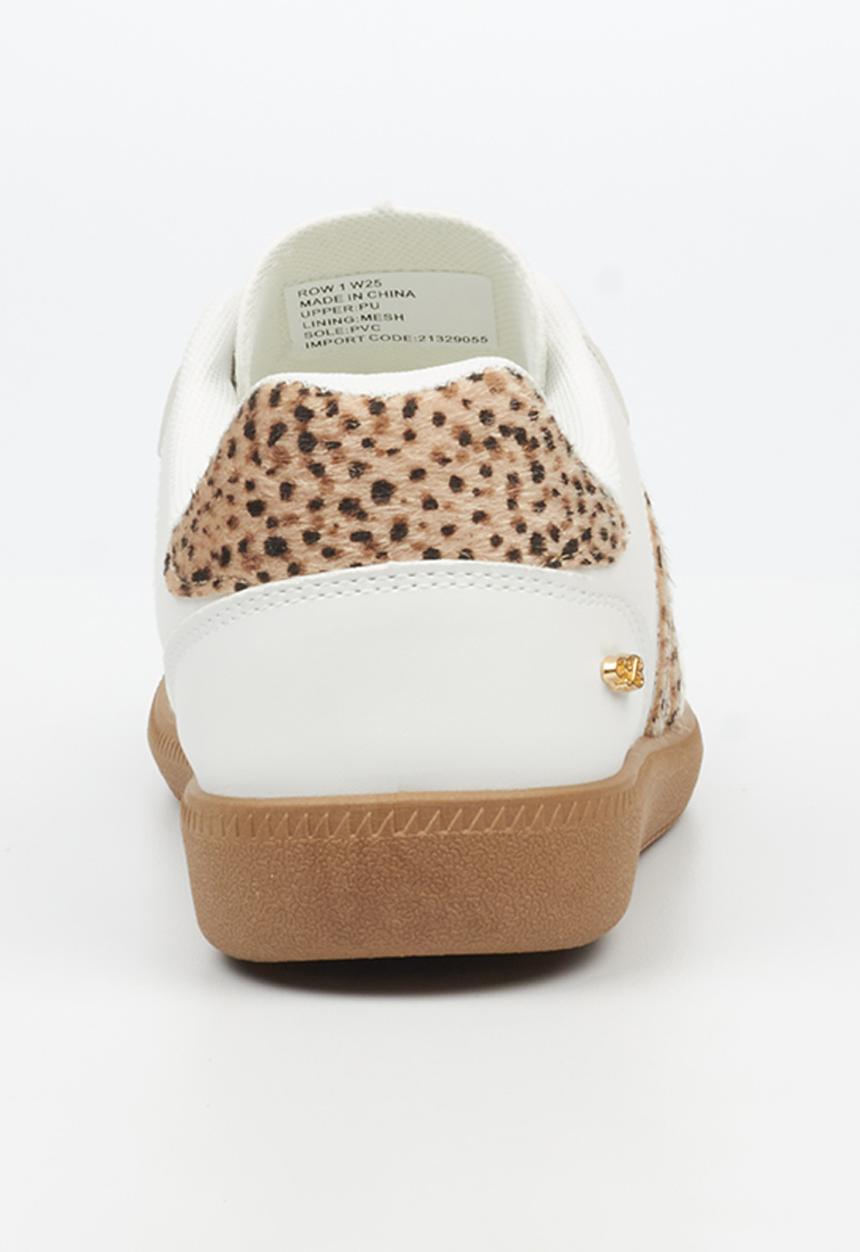 Miss Black - Row 1 sneaker - leopard