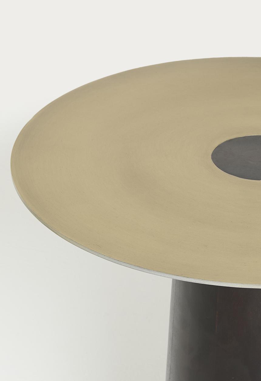 Sixth Floor - Arya side table - brass