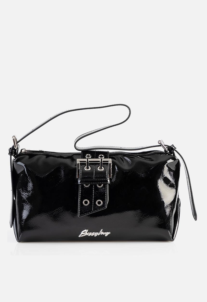 SISSY BOY - Buckle shoulder bag-black