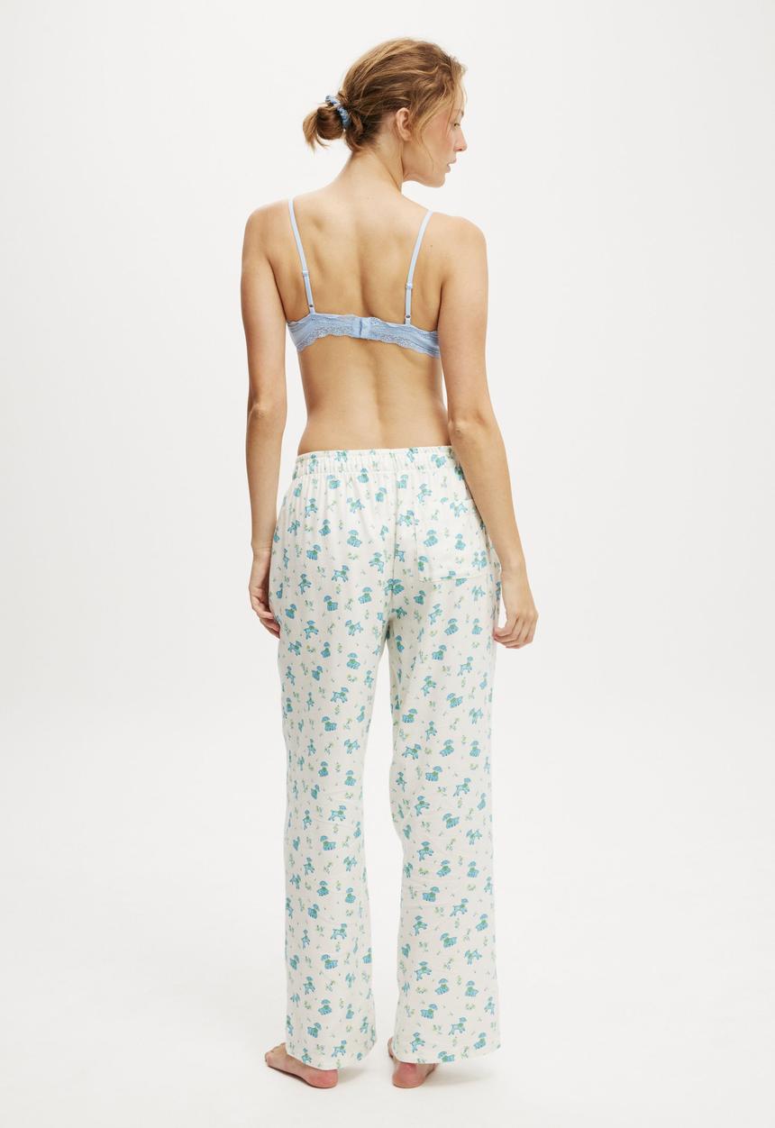 Cotton On - Flannel Wide Leg Pant - Counting Sheep