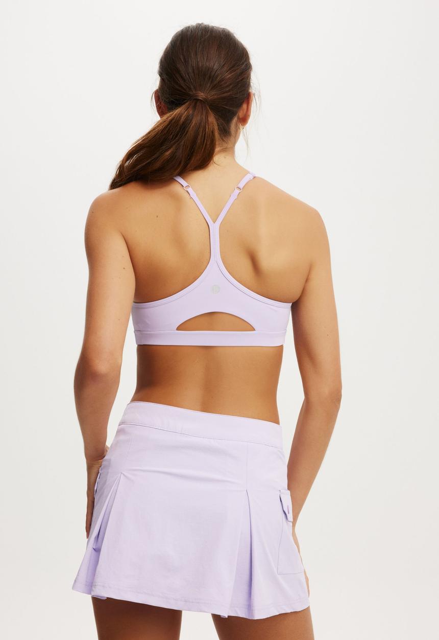 Cotton On - 365 Keyhole Crop - Pastel Lilac
