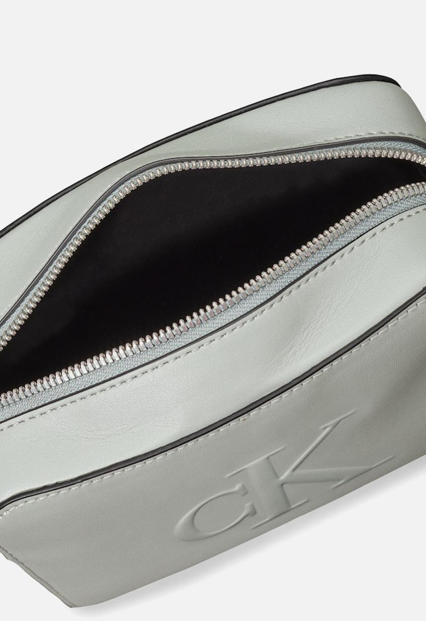 Calvin Klein - Sculpted camera bag deboss-slate gray
