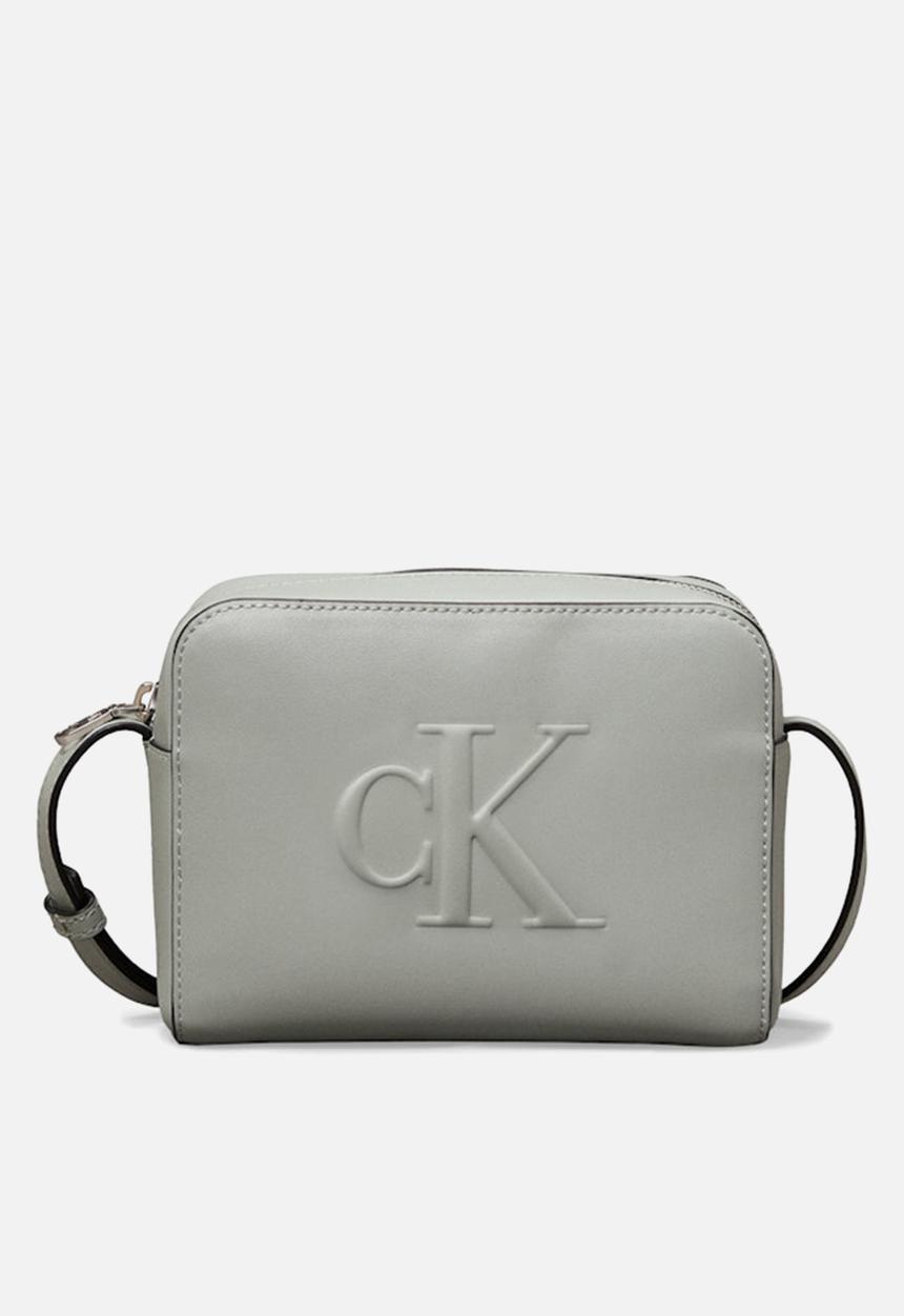 Calvin Klein - Sculpted camera bag deboss-slate gray