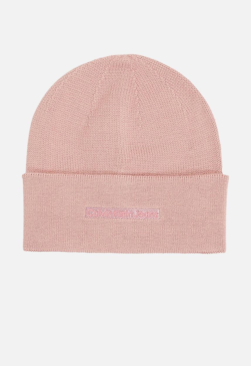 Calvin Klein - Inst embro beanie-peach whip