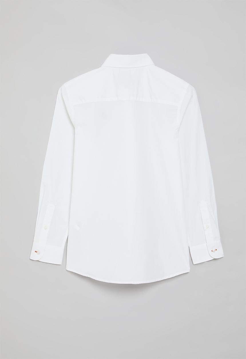 POLO - Boys nicholas long sleeve shirt - white