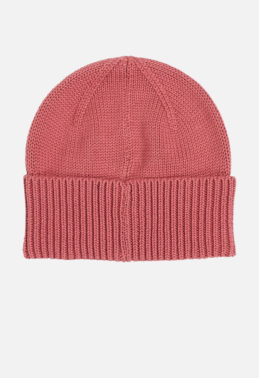 Calvin Klein - Mono logo patch beanie-dusty rose
