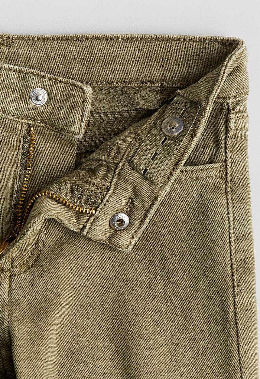 H&M - Bootcut cargo jeans -  khaki green