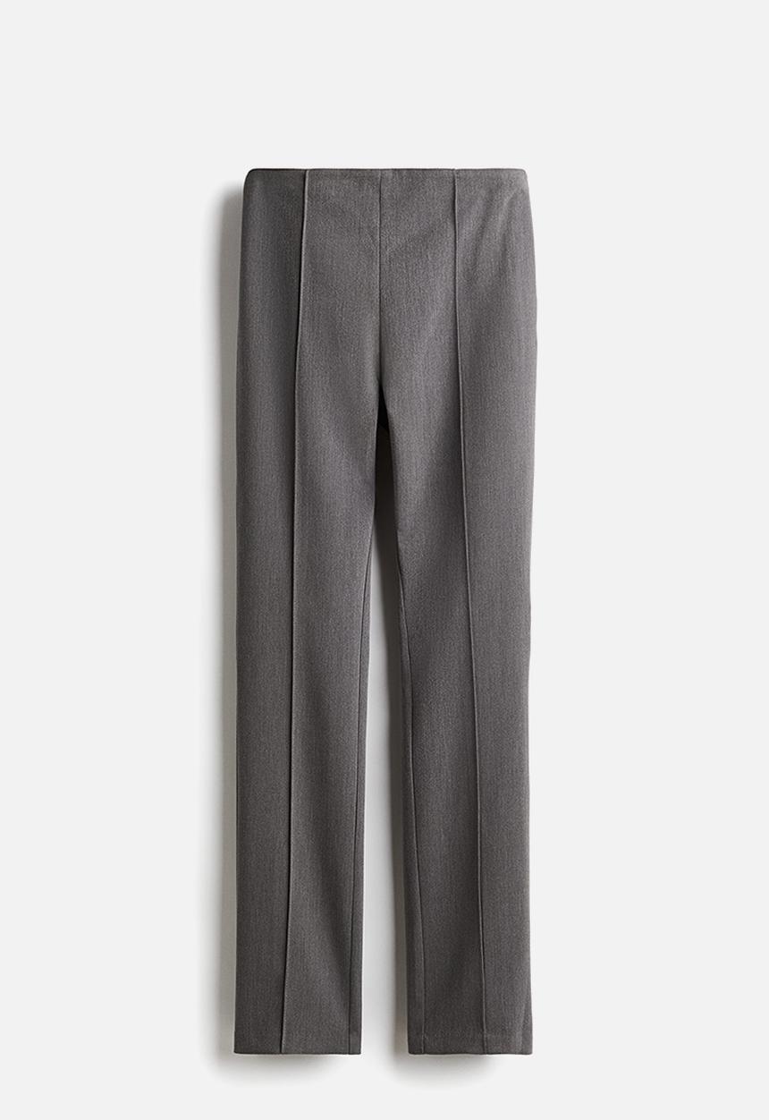 H&M - Slim tailored trousers - grey marl