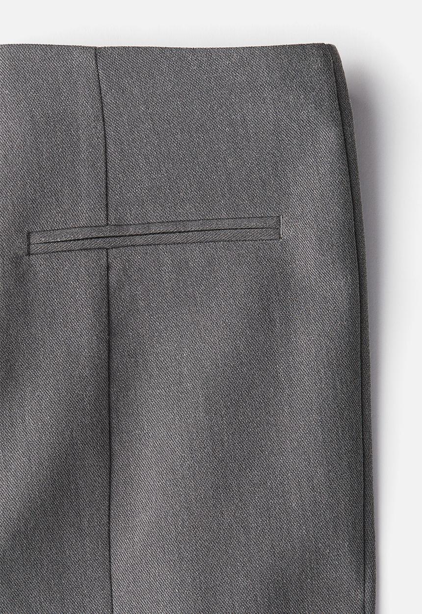 H&M - Slim tailored trousers - grey marl