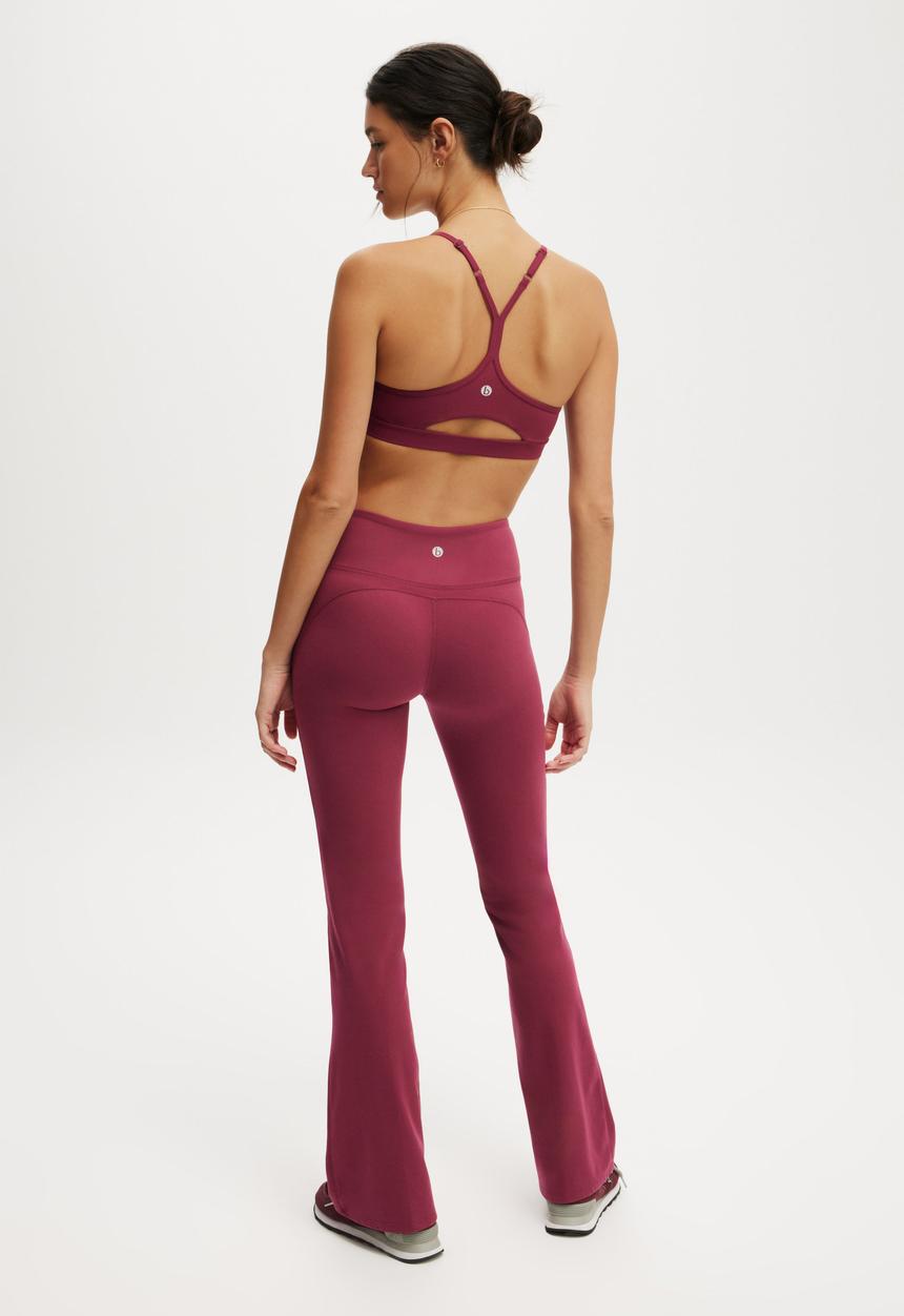 Cotton On - Ultra Soft Studio Flare - Sangria