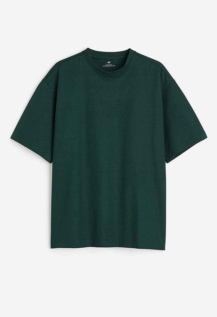 H&M - Loose fit T-shirt - green