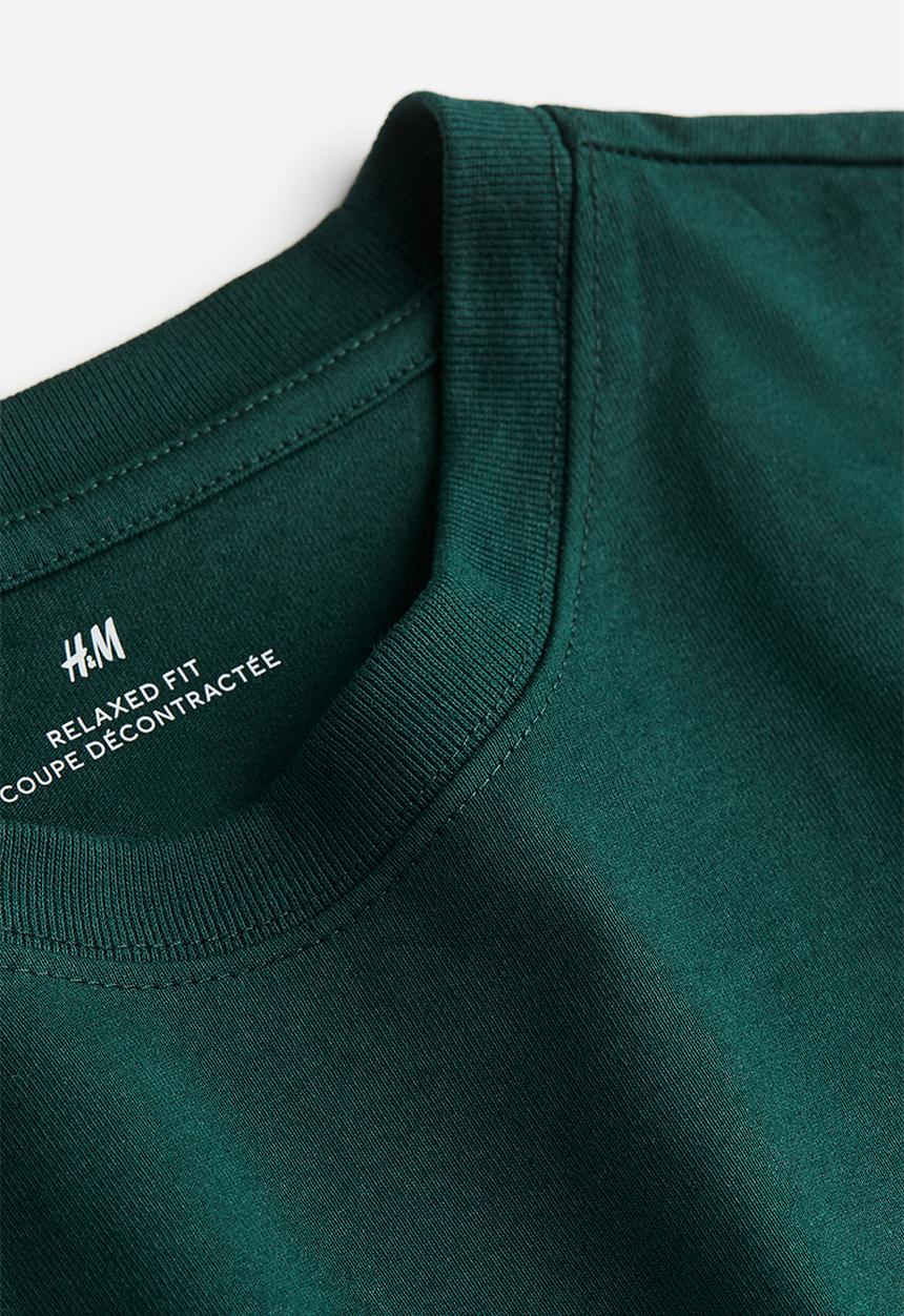H&M - Loose fit T-shirt - green