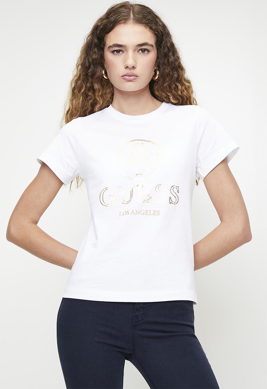 GUESS - Stacie short sleeve T-shirt - pure white