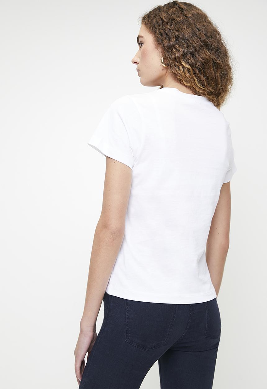 GUESS - Stacie short sleeve T-shirt - pure white