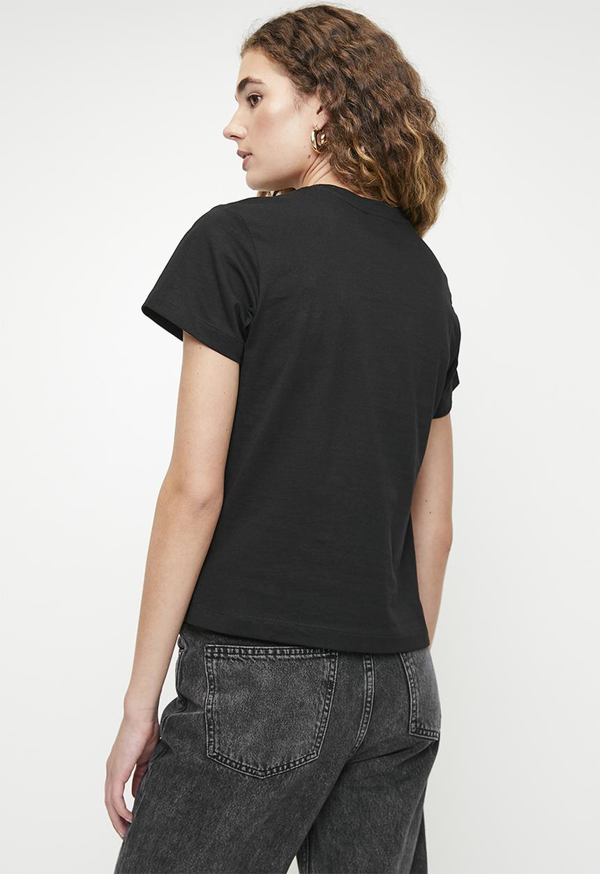 GUESS - Stacie short sleeve T-shirt - jet black a996