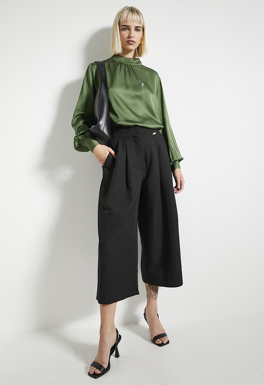POLO - Wmn chloe relaxed pant - black