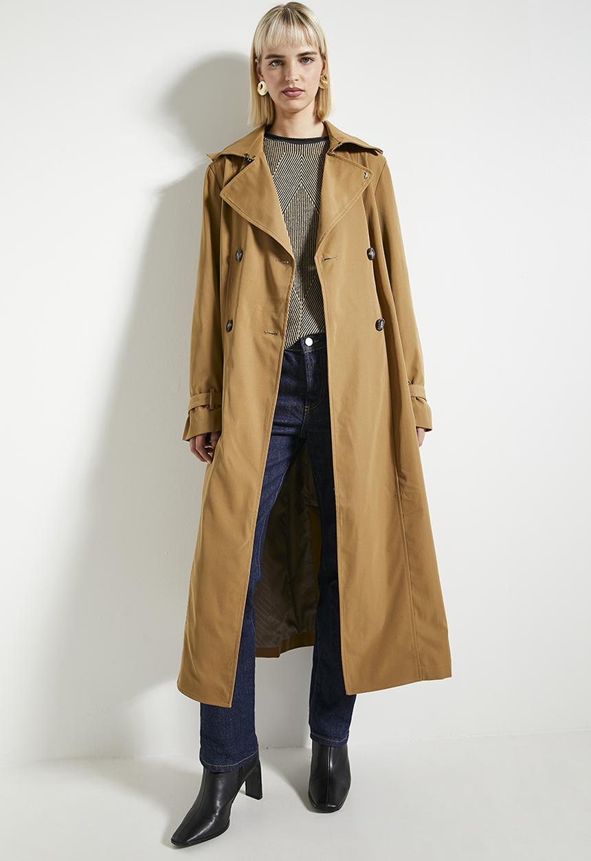 POLO - Wmn blake trench coat - camel