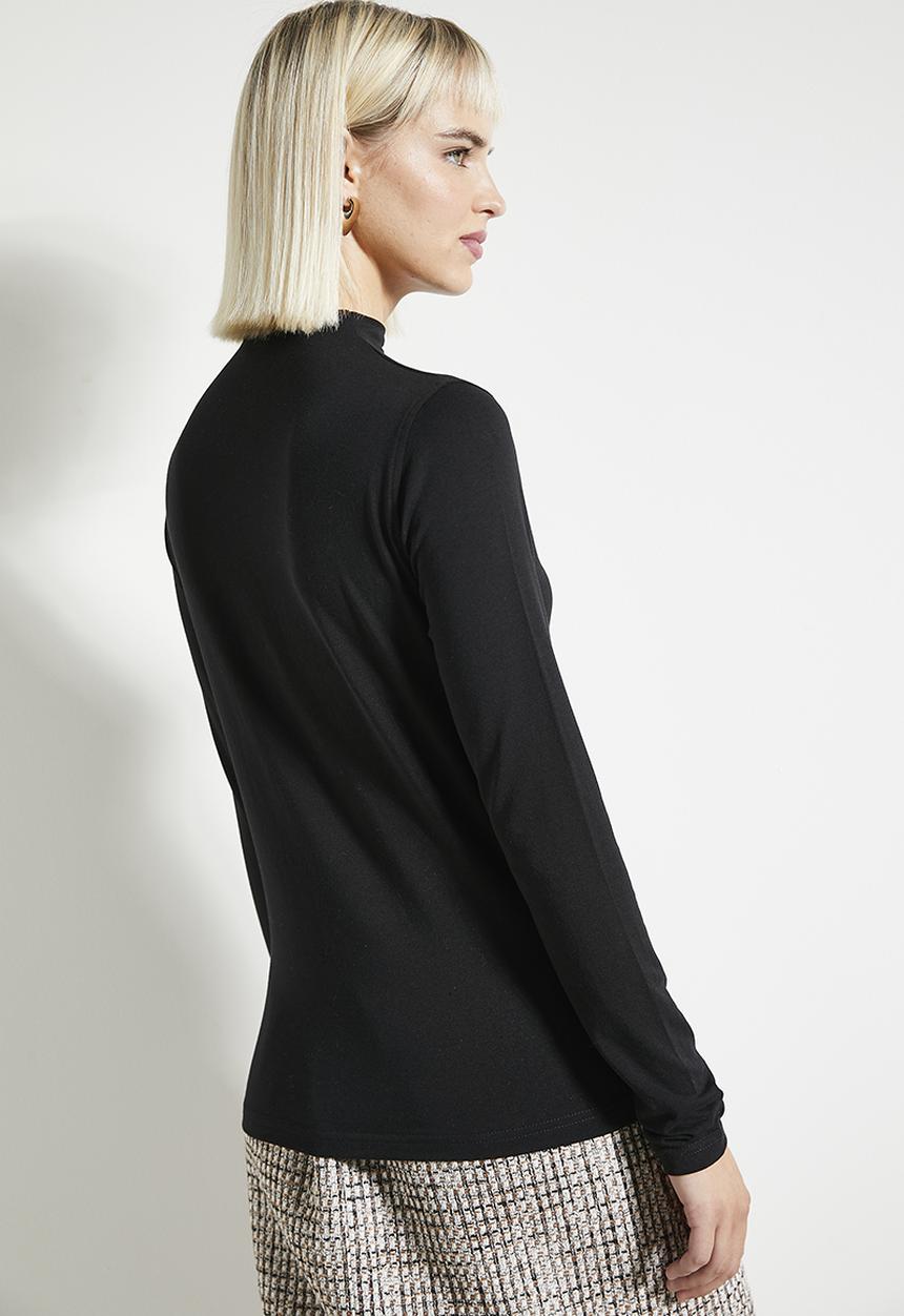 POLO - Wmn alice long sleeve second skin - black
