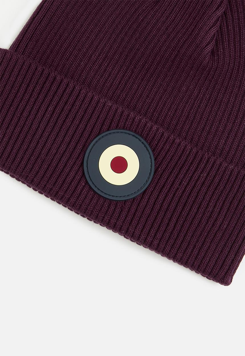 Ben Sherman - Targy Rib Beanie - Cherry Lacquer