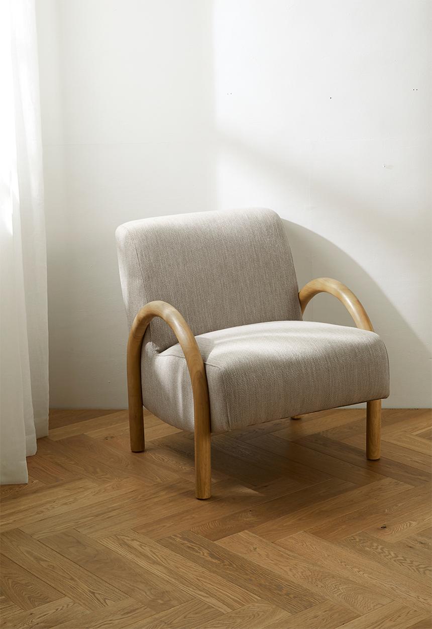 Sixth Floor - Archie occasional chair-atlantis oyster