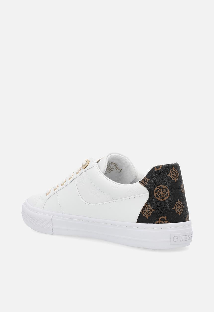 GUESS - Liteit monogram sneaker - white/brown