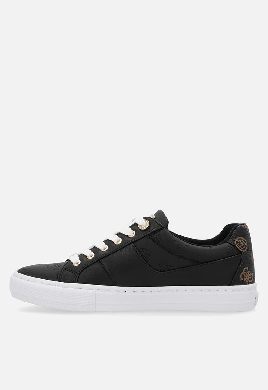 GUESS - Liteit monogram sneaker - black/brown