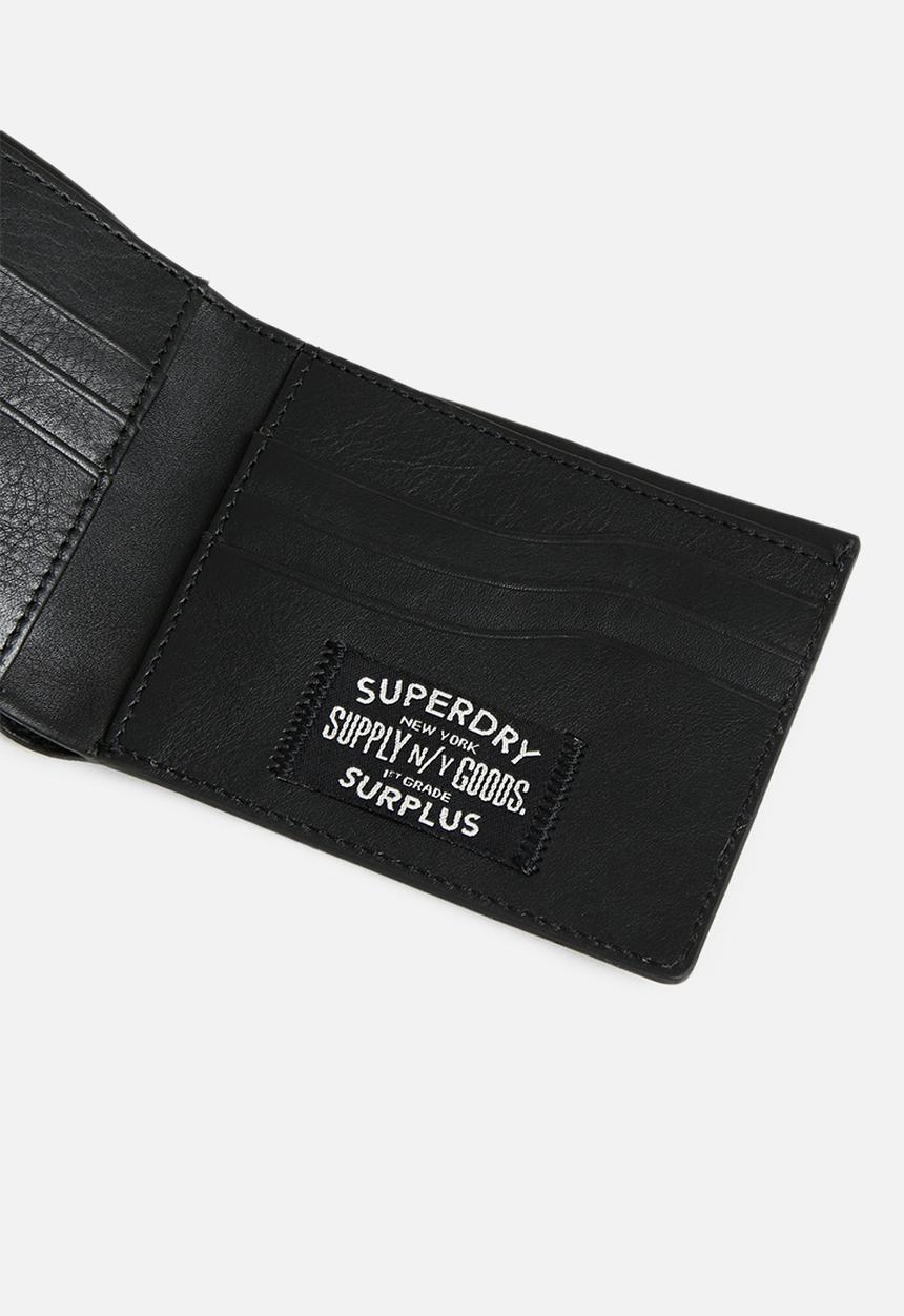 Superdry. - Leather Goods Wallet - Black